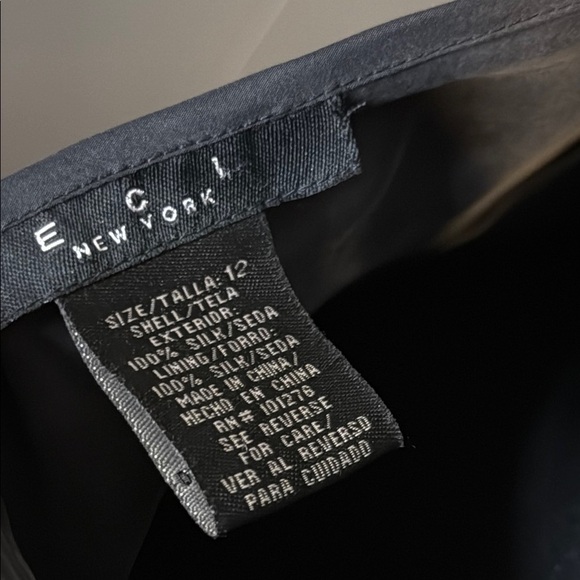 ECI New York Women’s 12 Charcoal Lace Detail Chemise - Picture 2 of 5